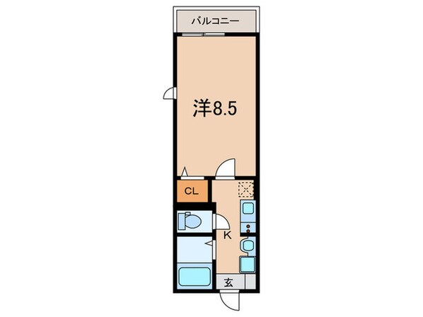 サンハイム六甲の物件間取画像